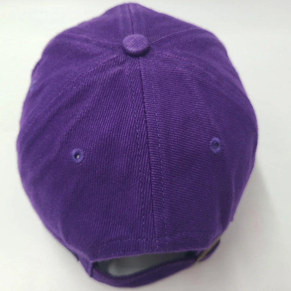 Vintage Operation Enduring Freedom Hat Strapback Purple USA Military OEF War Men